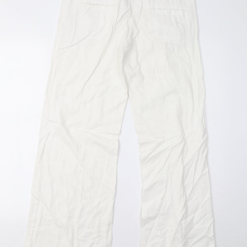 Moto Womens White   Trousers  Size 10 L32 in