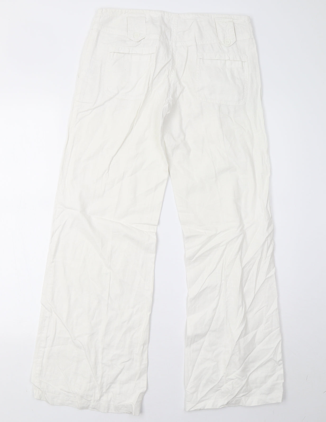 Moto Womens White   Trousers  Size 10 L32 in