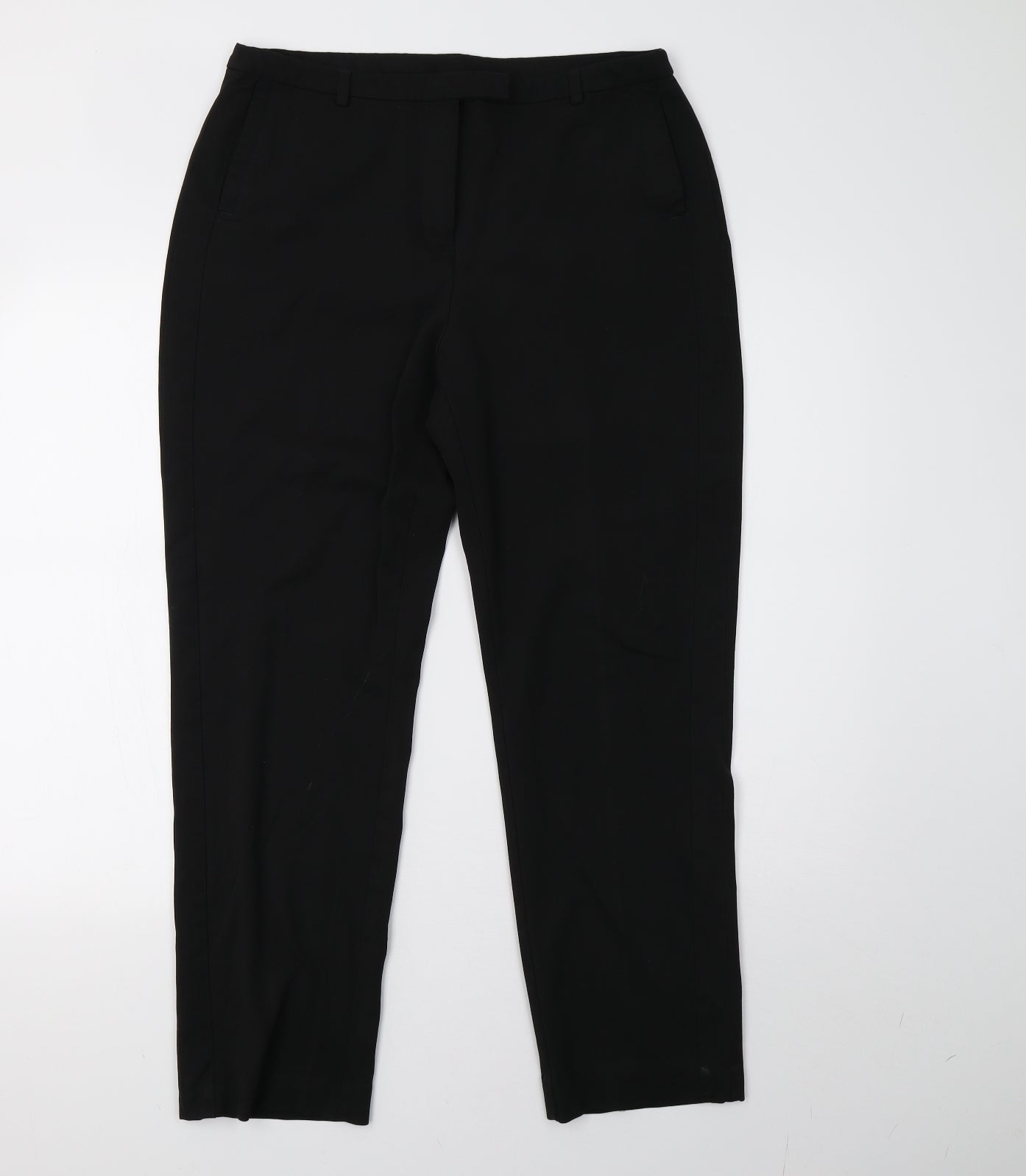 Sainsburys Womens Black   Trousers  Size 14 L29 in