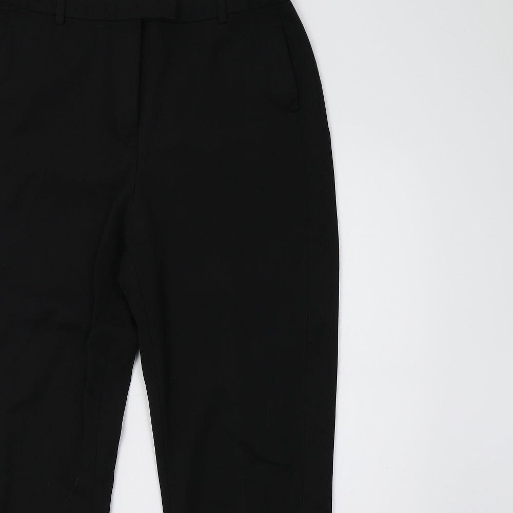 Sainsburys Womens Black   Trousers  Size 14 L29 in