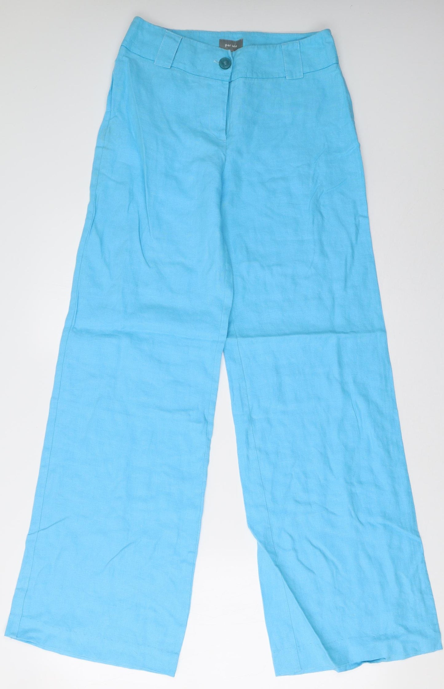 Marks and Spencer Womens Blue   Trousers  Size 8 L33 in