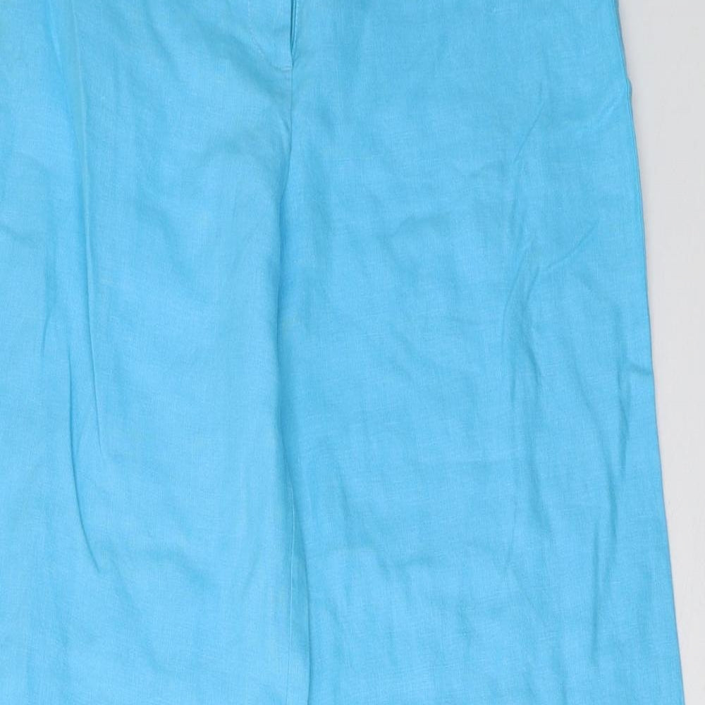 Marks and Spencer Womens Blue   Trousers  Size 8 L33 in