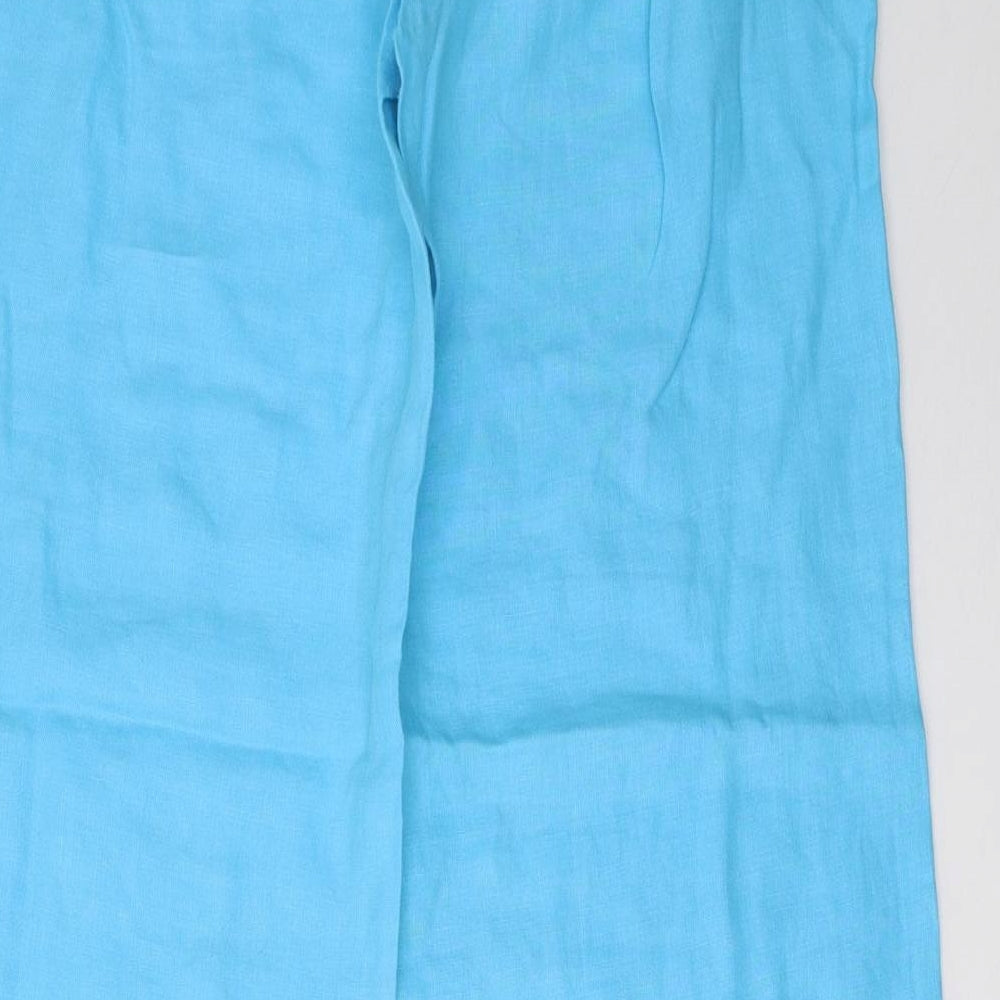 Marks and Spencer Womens Blue   Trousers  Size 8 L33 in