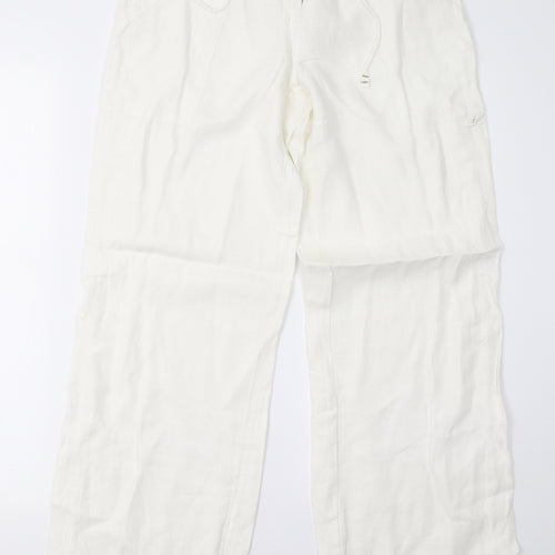 River Island Womens White   Trousers  Size 10 L30 in