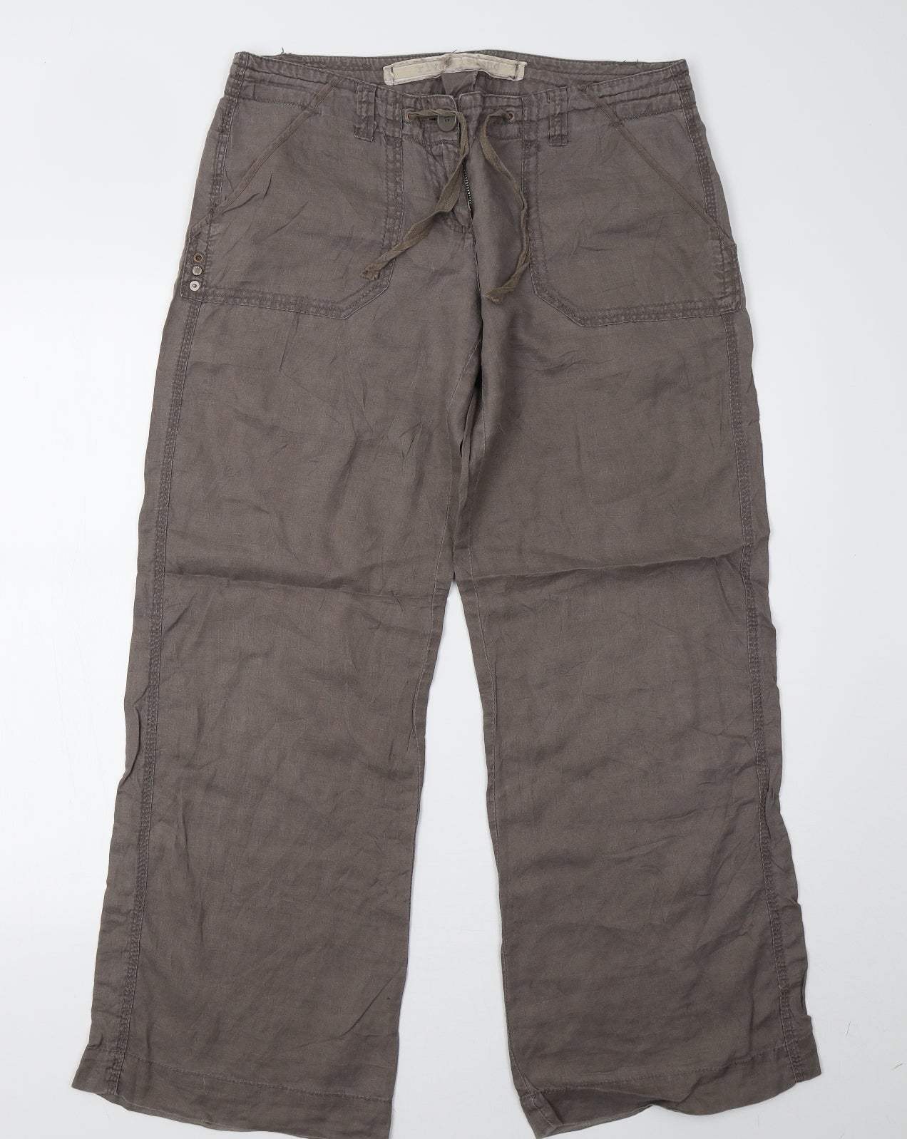 River Island Womens Brown   Trousers  Size 10 L30 in