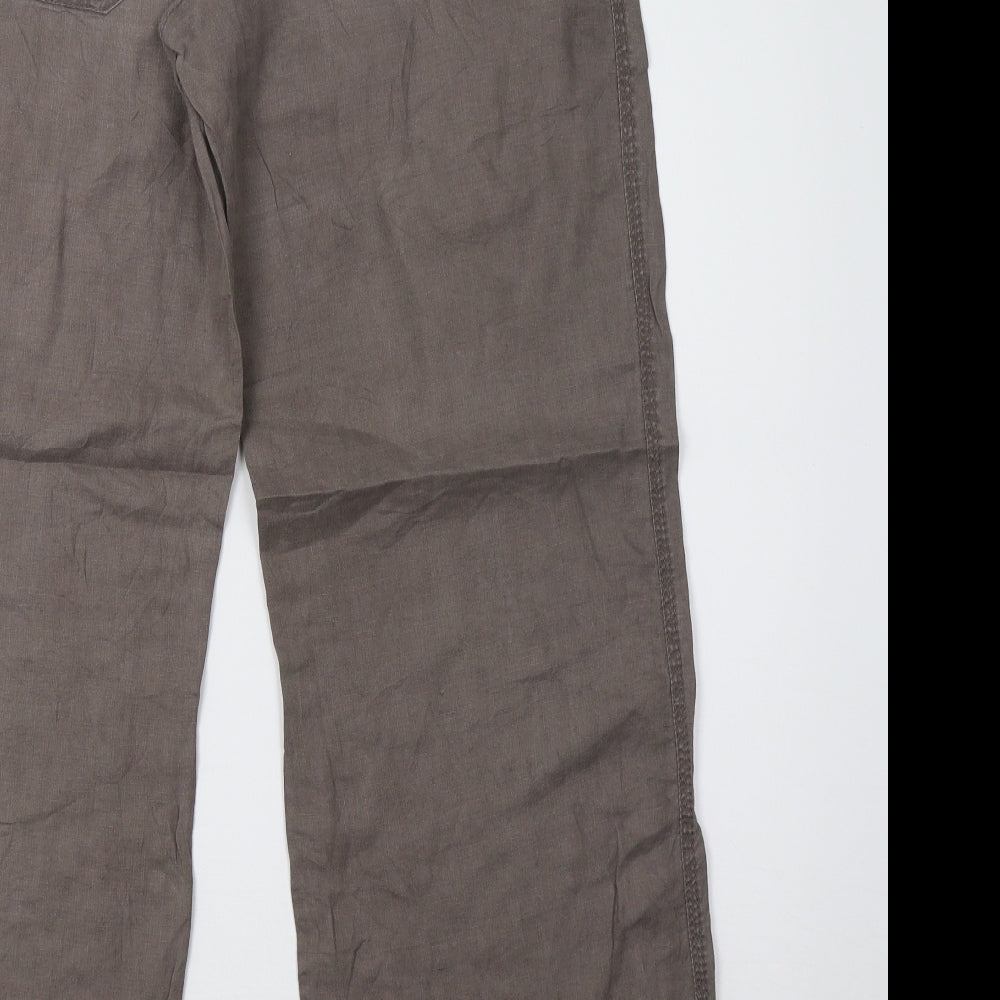River Island Womens Brown   Trousers  Size 10 L30 in