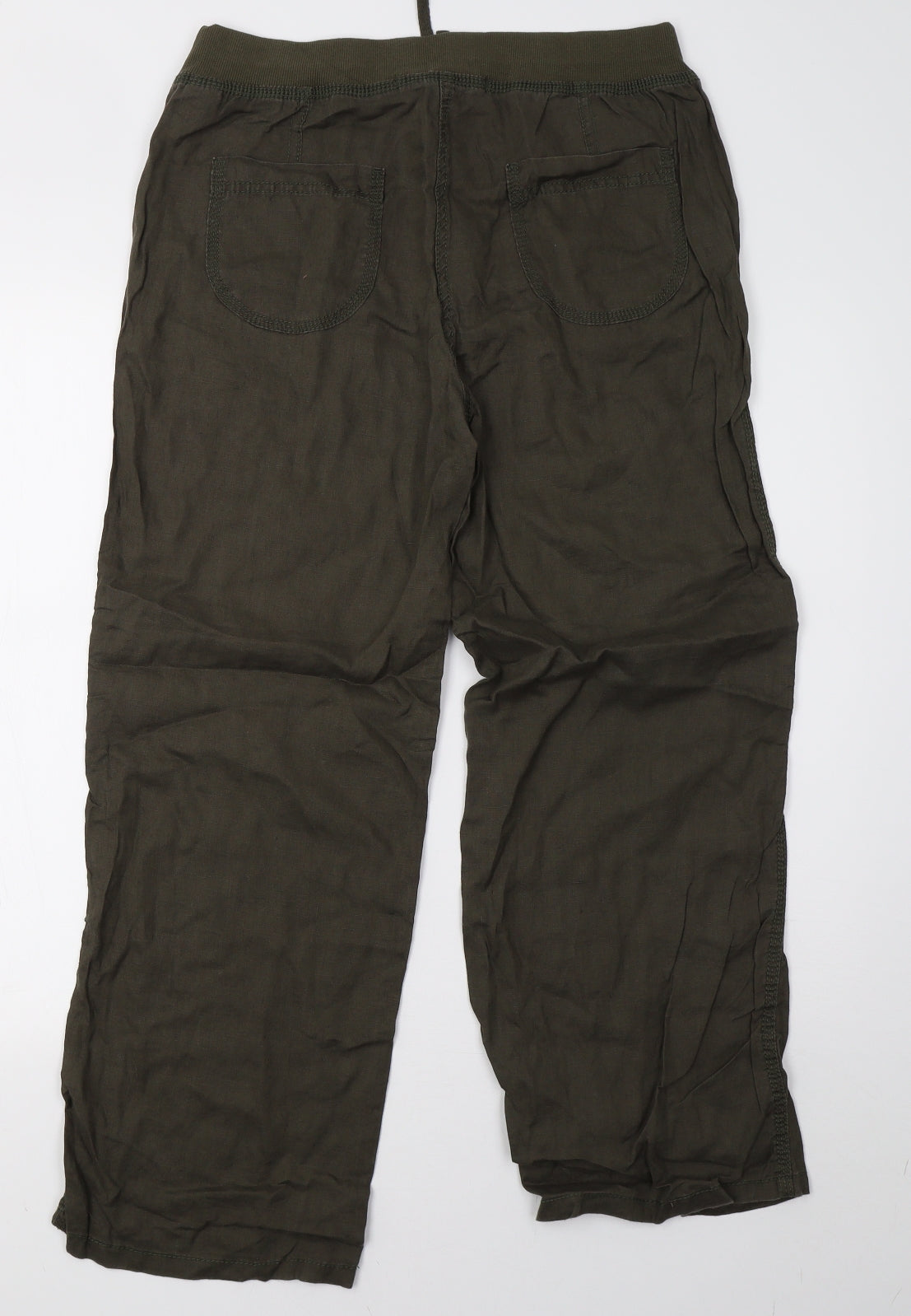 Marks and Spencer Womens Green   Trousers  Size 12 L29 in