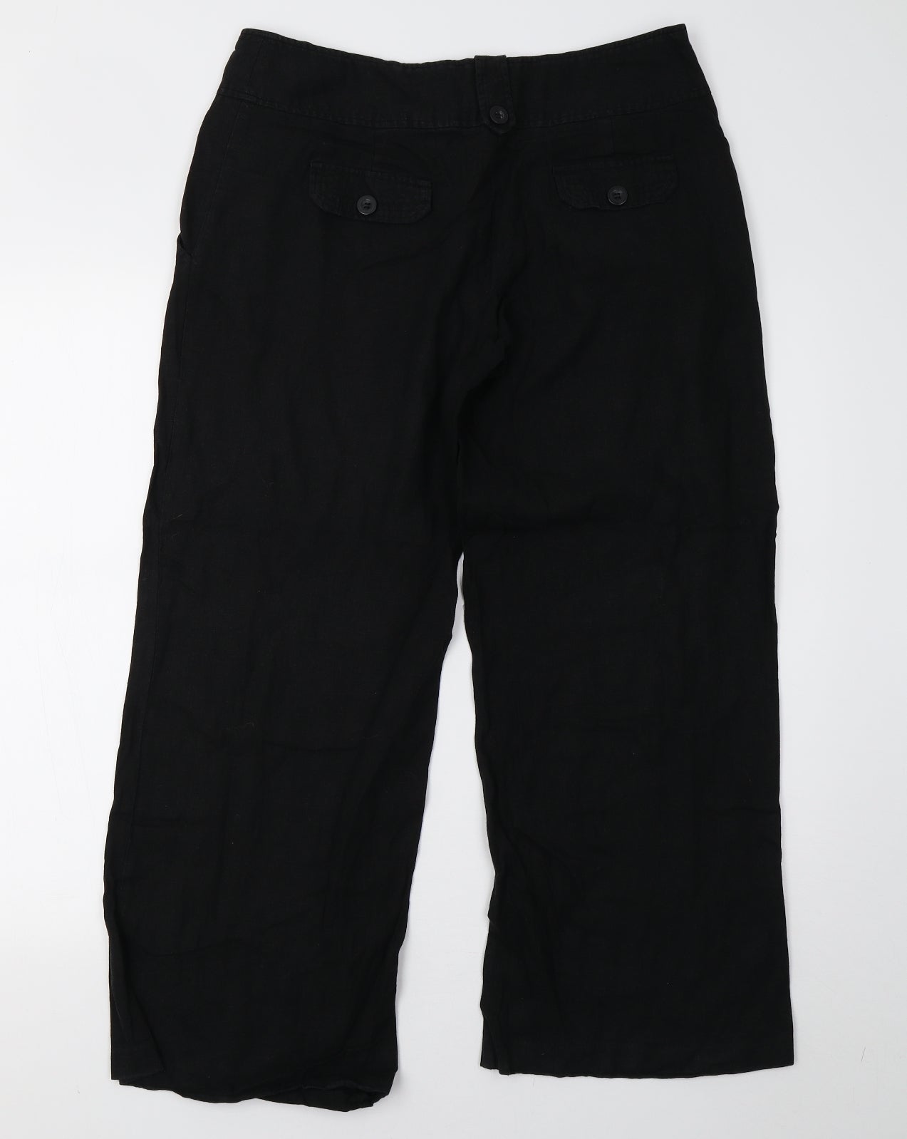 Matalan Womens Black   Trousers  Size 12 L28 in