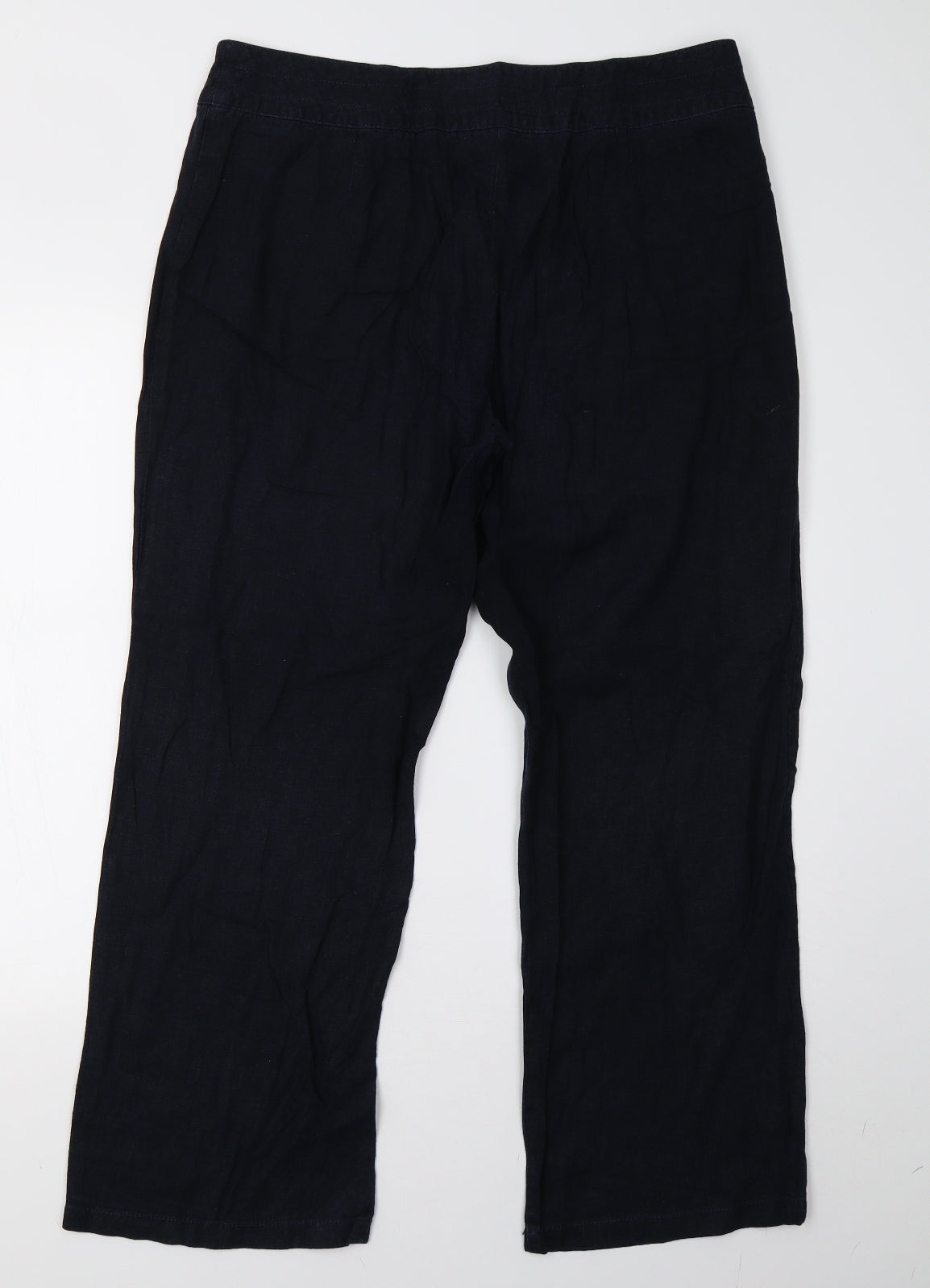 Marks and Spencer Womens Blue   Trousers  Size 18 L29 in
