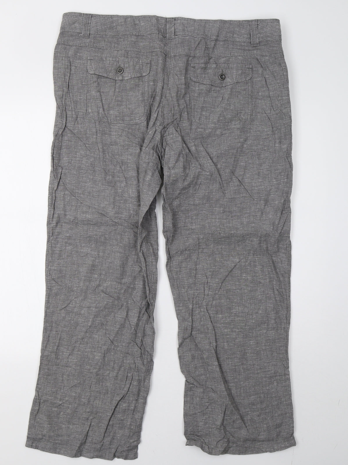 Preworn Womens Grey   Trousers  Size 18 L29 in
