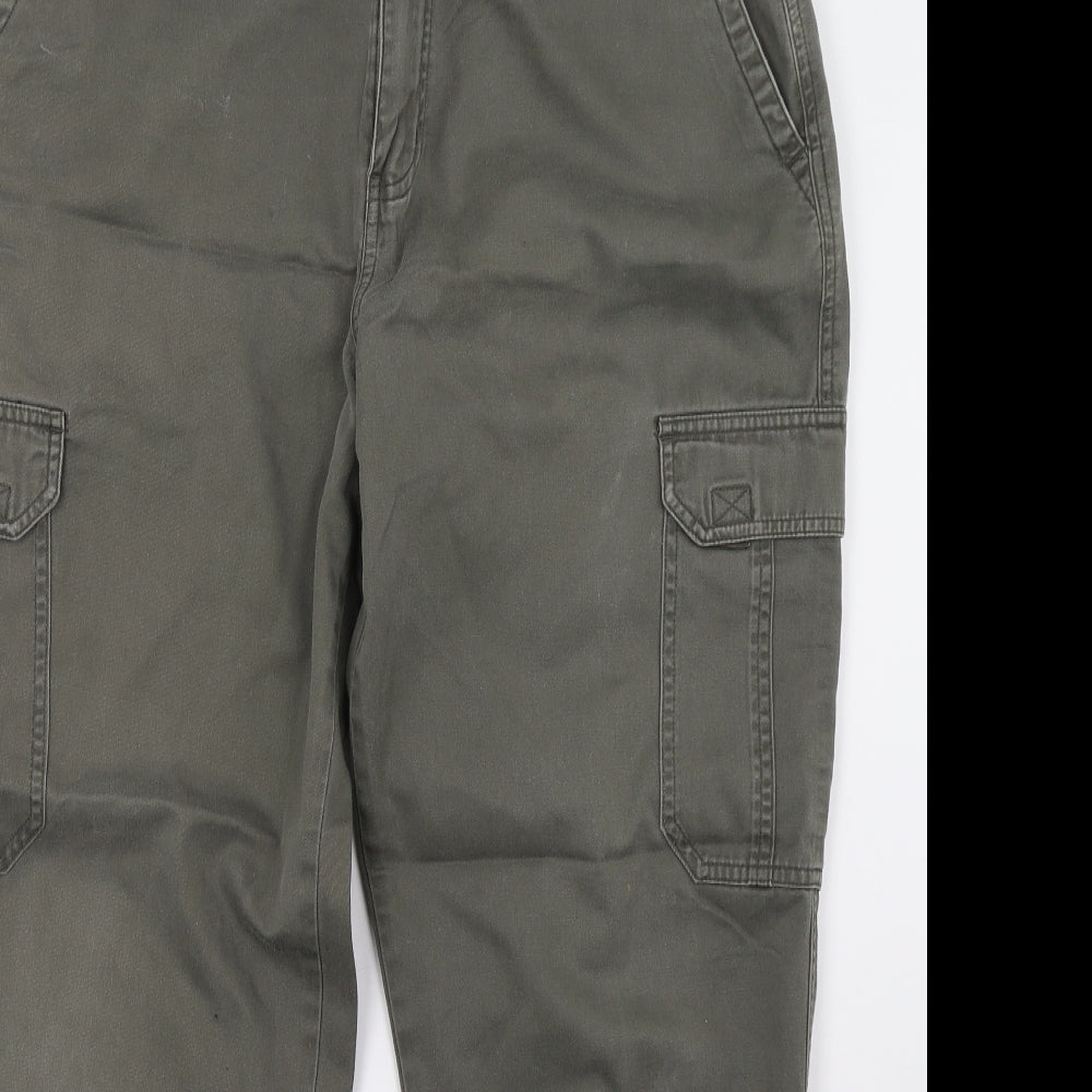 zantos Mens Green   Cargo Trousers Size 36 L30 in