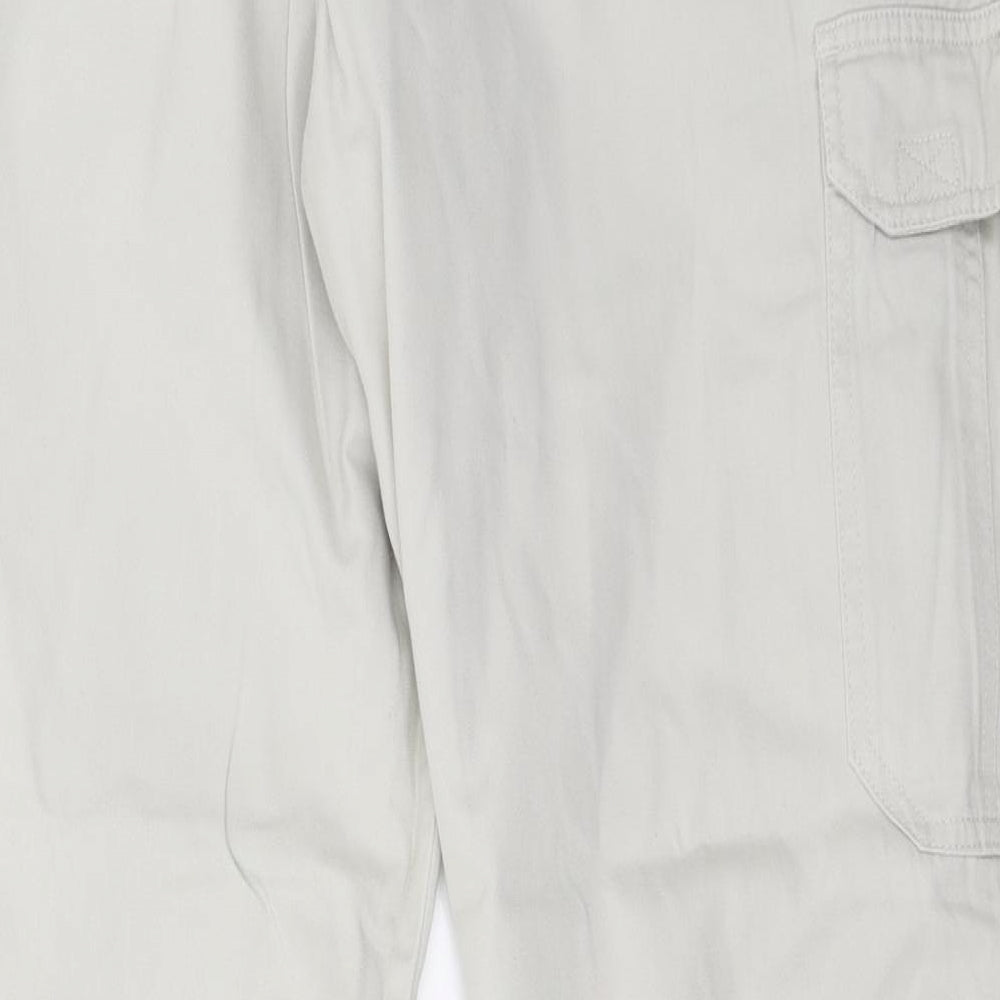 zantos Mens Grey   Cargo Trousers Size 36 L30 in