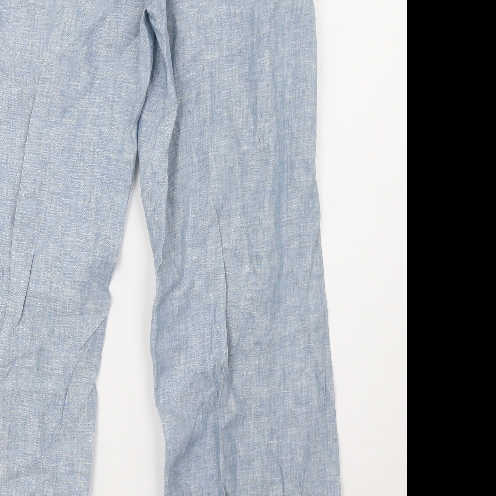 Sainsburys Womens Blue   Trousers  Size 14 L30 in