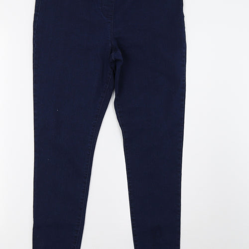 Studio Womens Blue  Denim Jegging Trousers Size 10 L28 in