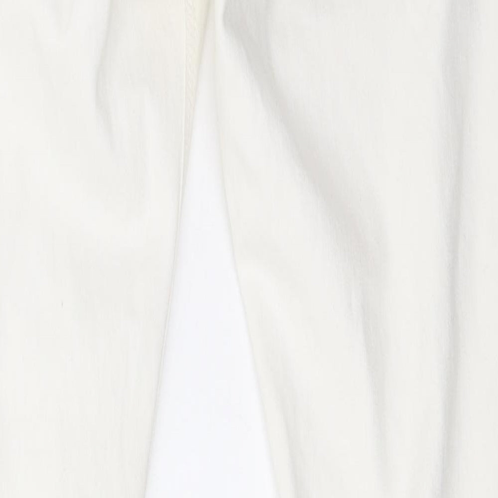 Denim & Co. Mens White  Denim Straight Jeans Size 34 L34 in