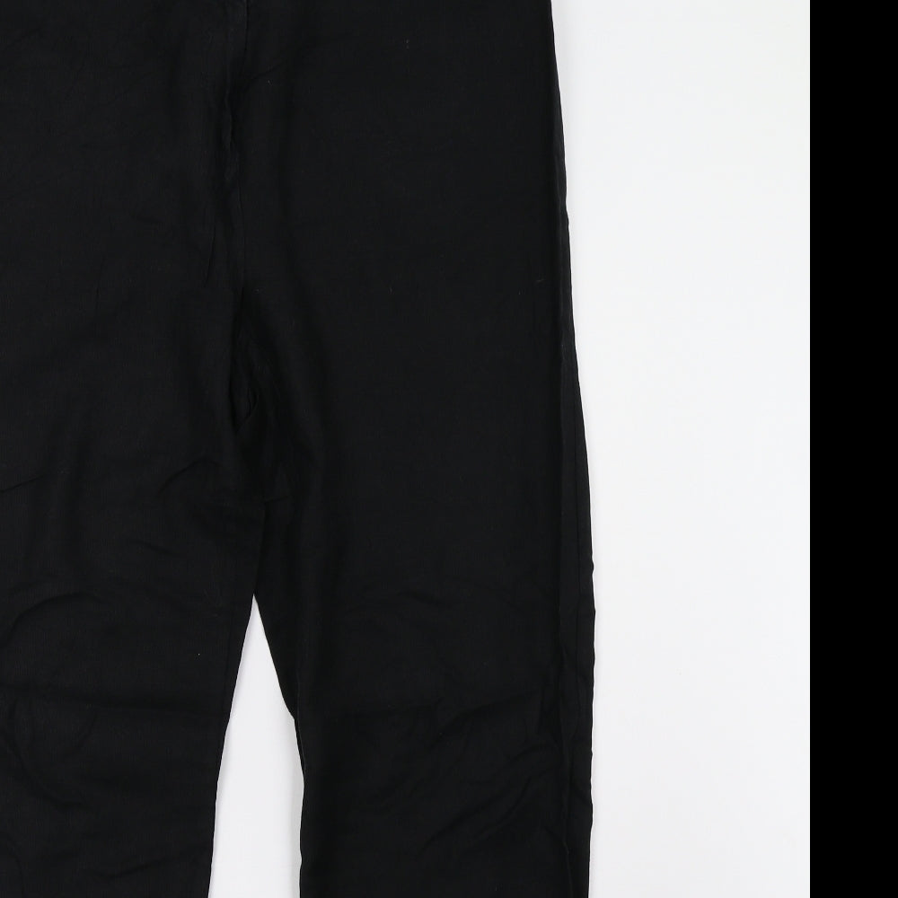 Marks and Spencer Womens Black   Trousers  Size 12 L29 in