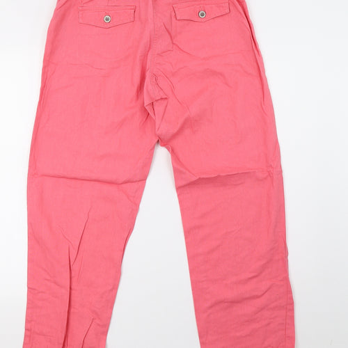 F&F Womens Pink   Trousers  Size 12 L30 in