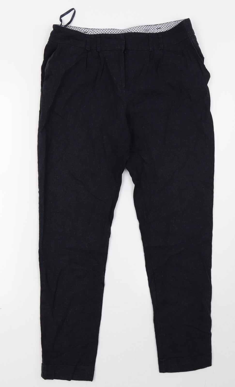 M&Co Womens Blue   Trousers  Size 10 L31 in