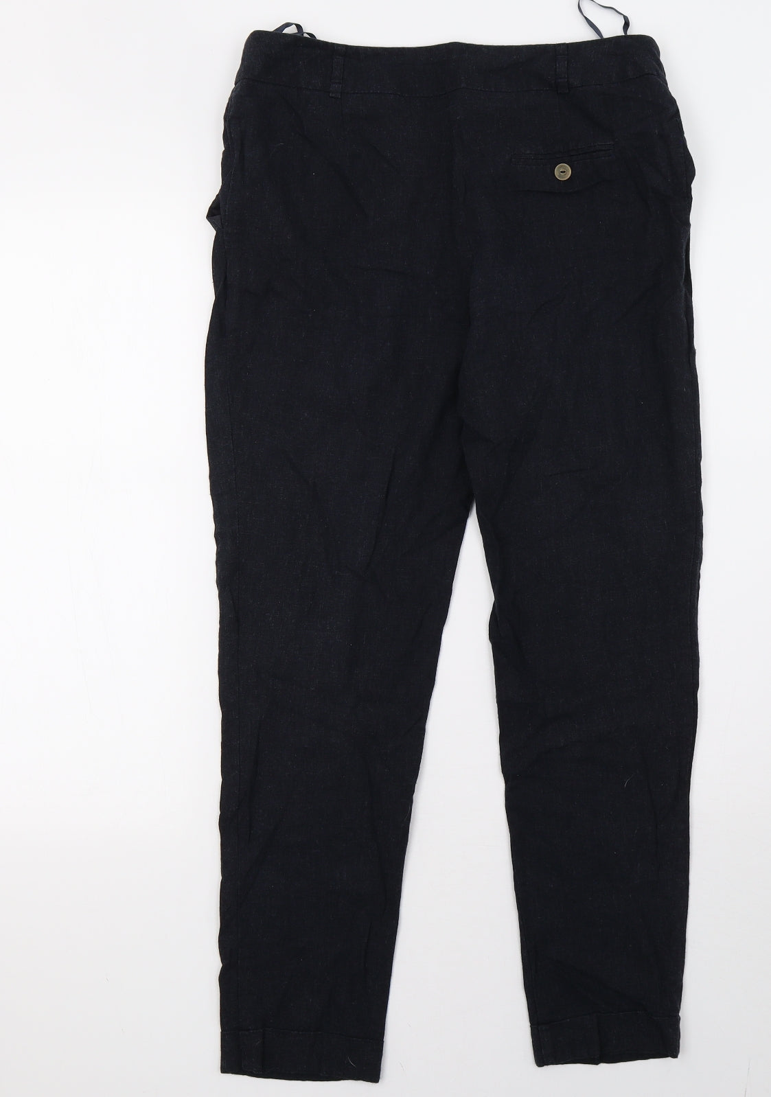 M&Co Womens Blue   Trousers  Size 10 L31 in