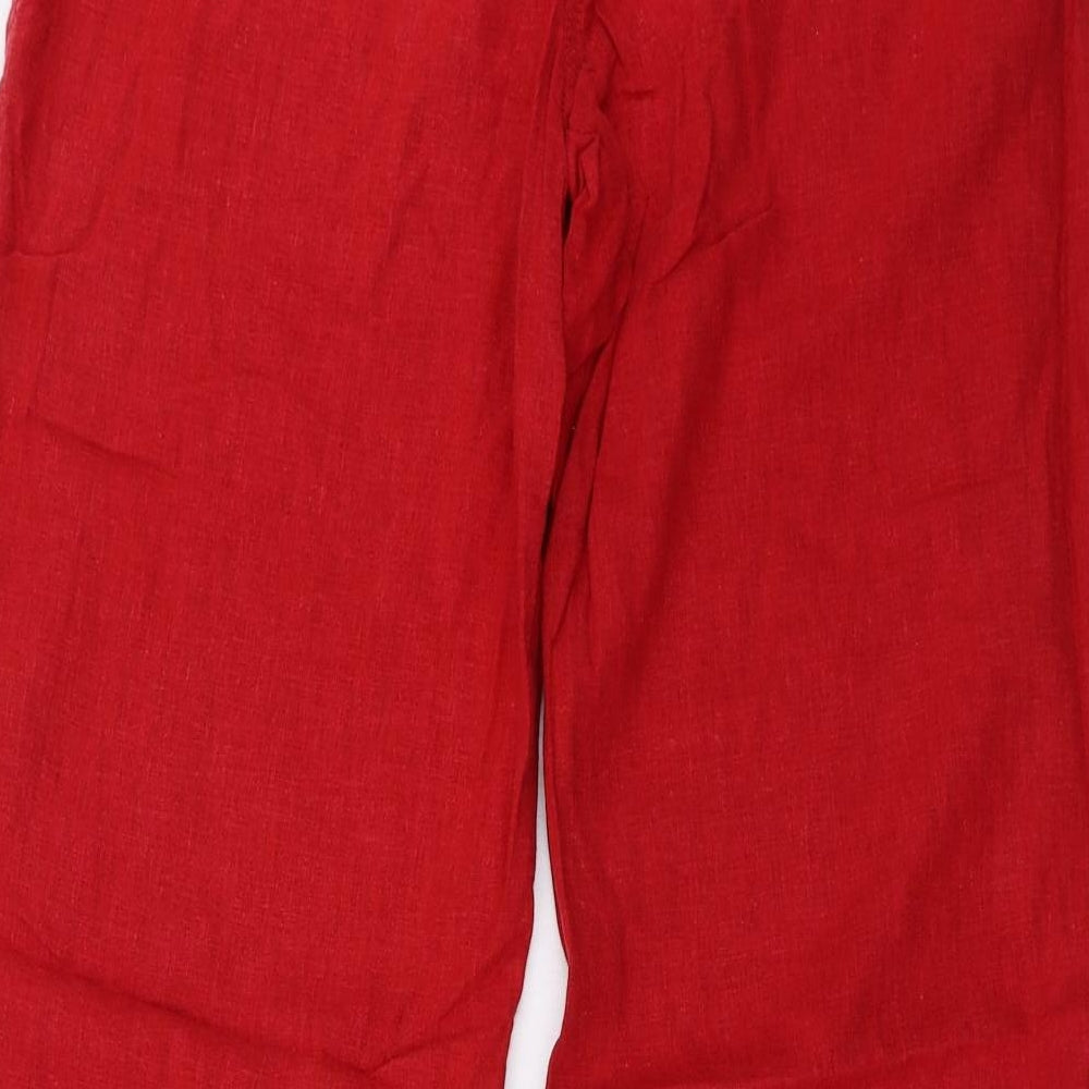 NEXT Womens Red   Trousers  Size 12 L33 in