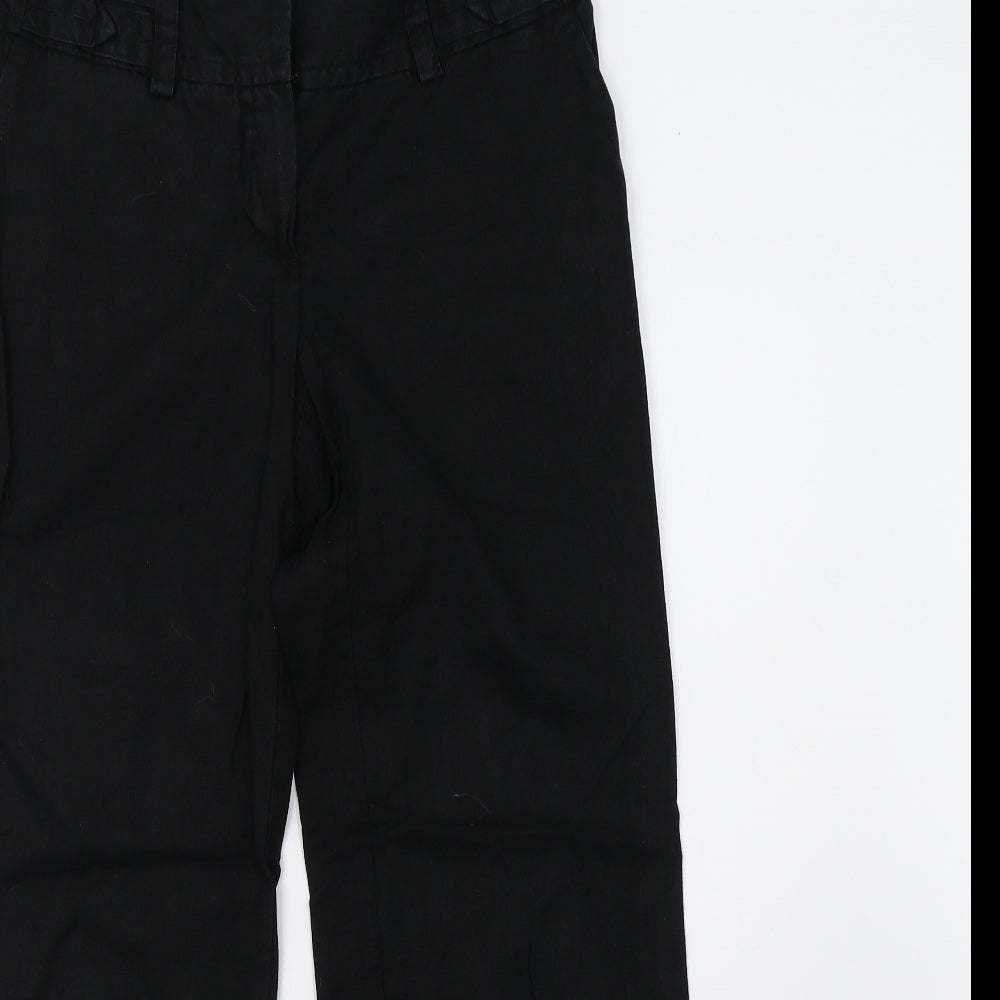 NEXT Womens Black   Trousers  Size 10 L30 in