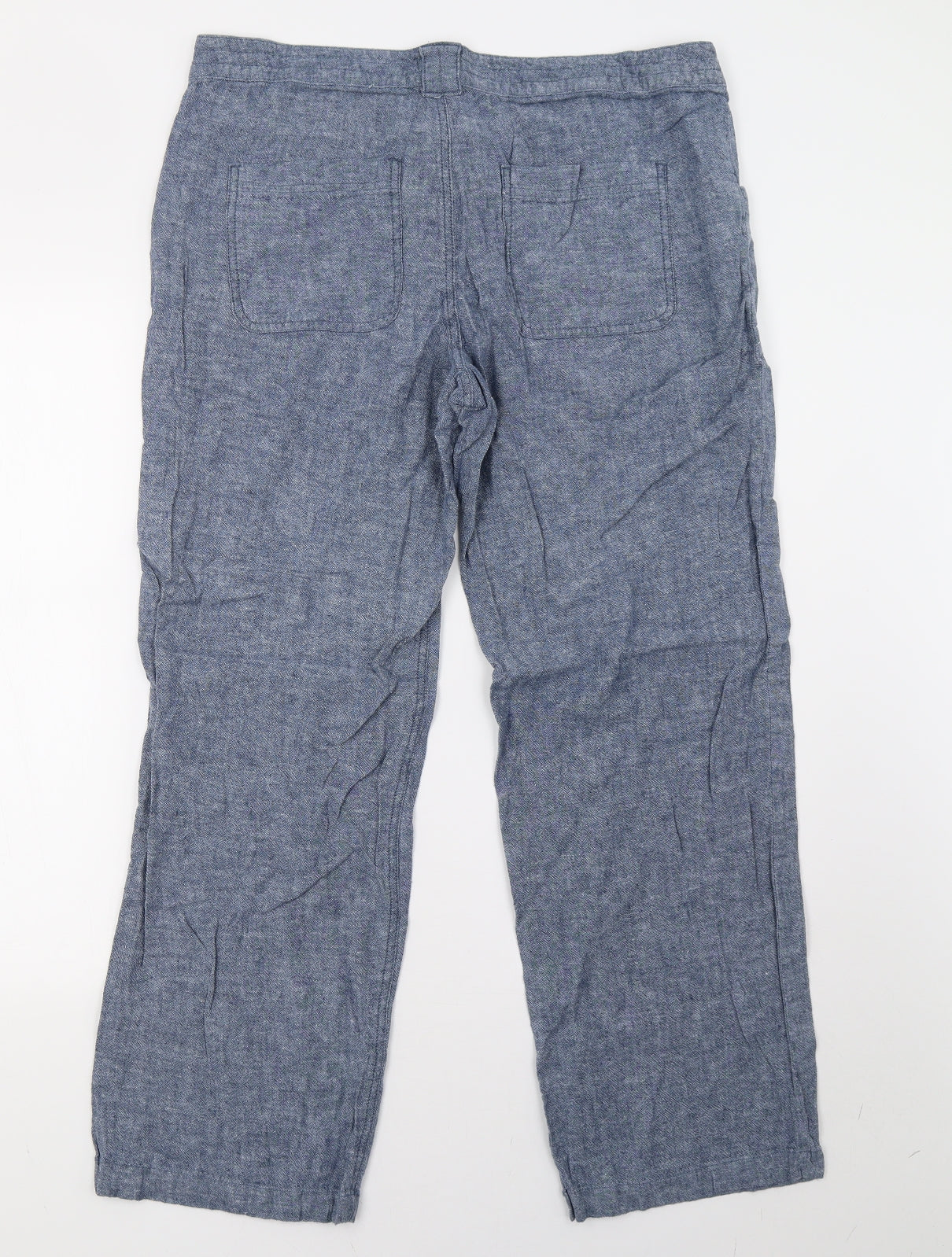 Sainsburys Womens Blue   Trousers  Size 14 L29 in