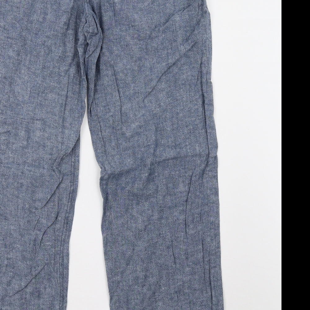 Sainsburys Womens Blue   Trousers  Size 14 L29 in