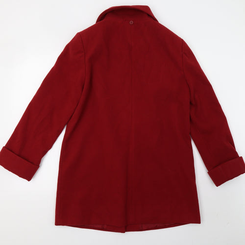 Debenhams Womens Red   Trench Coat Coat Size 14