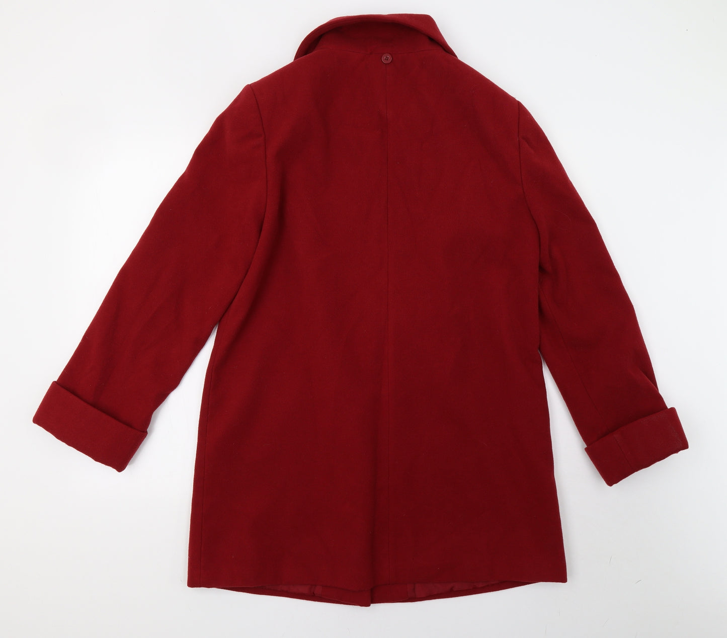 Debenhams Womens Red   Trench Coat Coat Size 14