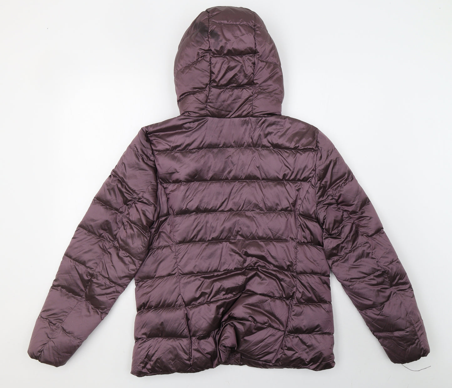 Marks and Spencer Womens Purple   Puffer Jacket Coat Size 12