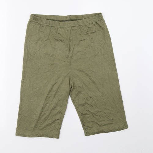 Preworn Womens Green   Sweat Shorts Size 8