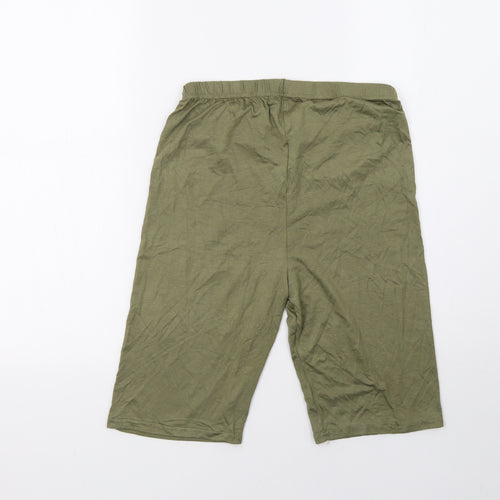 Preworn Womens Green   Sweat Shorts Size 8