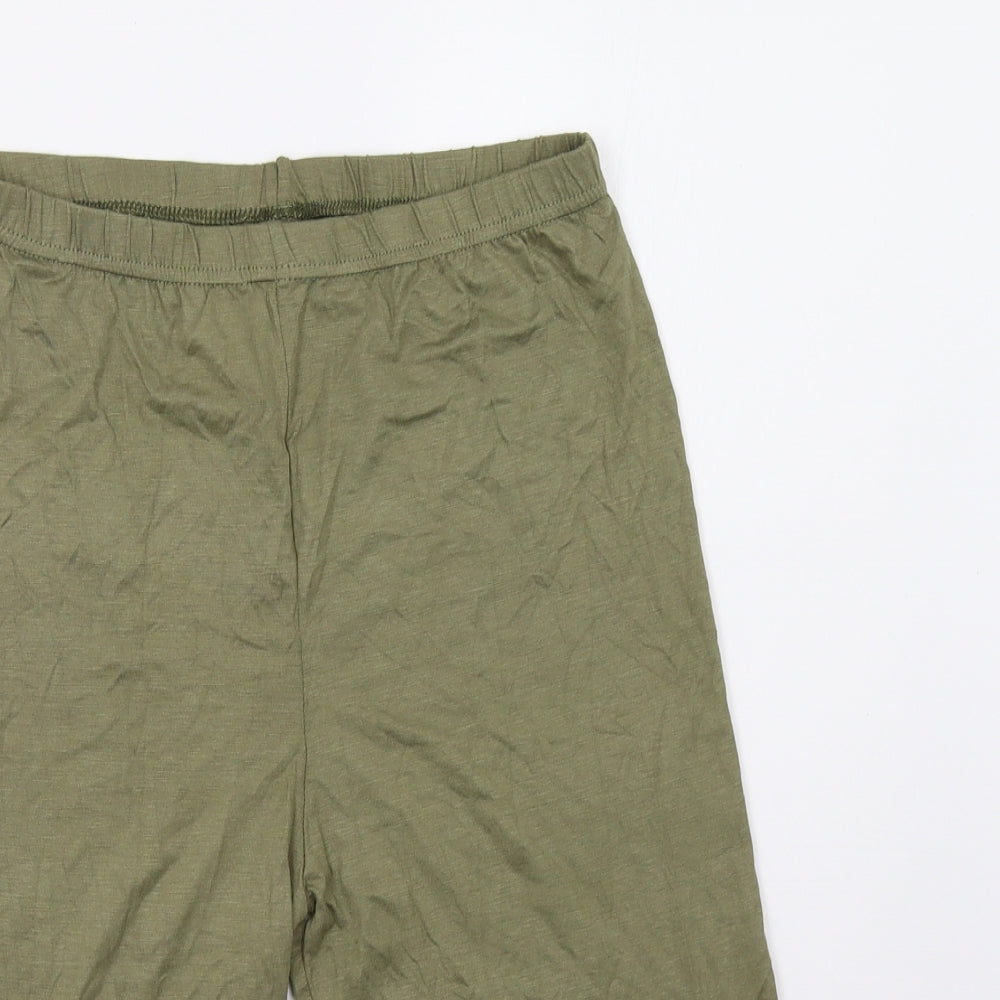Preworn Womens Green   Sweat Shorts Size 8
