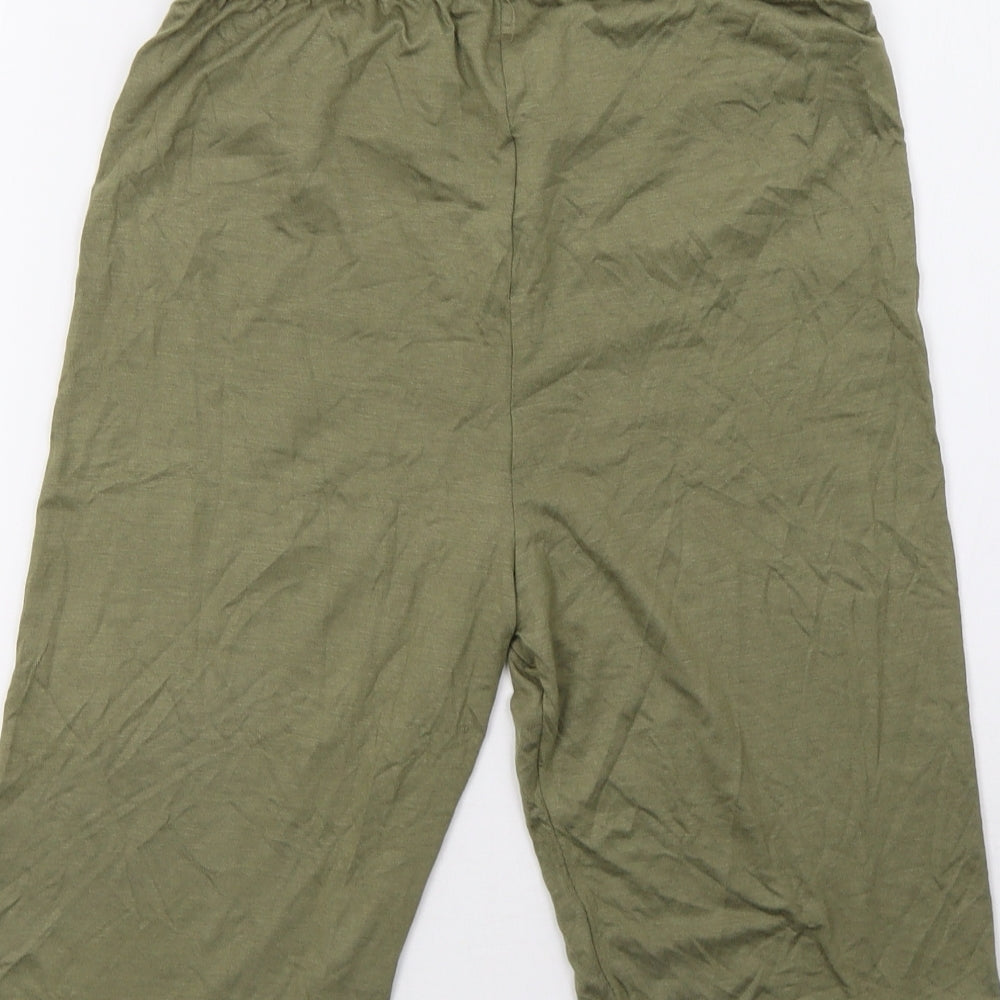 Preworn Womens Green   Sweat Shorts Size 8