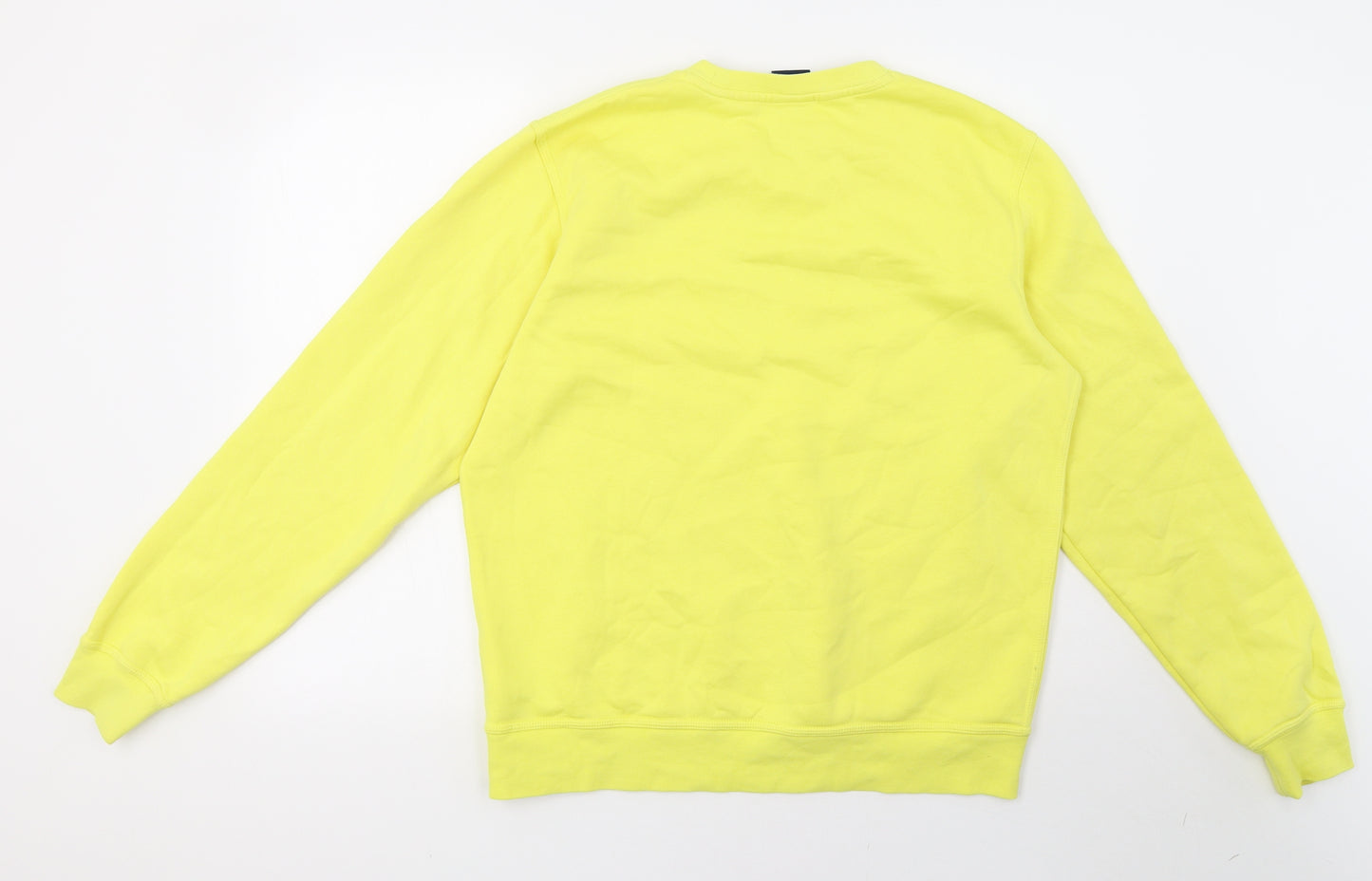 Nike Mens Yellow   Pullover Sweatshirt Size M