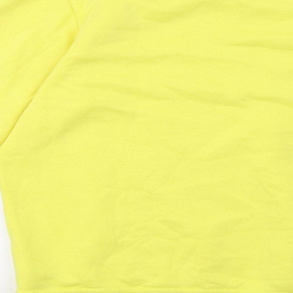 Nike Mens Yellow   Pullover Sweatshirt Size M
