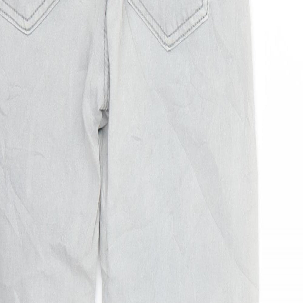miss bonbon Mens Grey   Skinny Jeans Size S L25 in