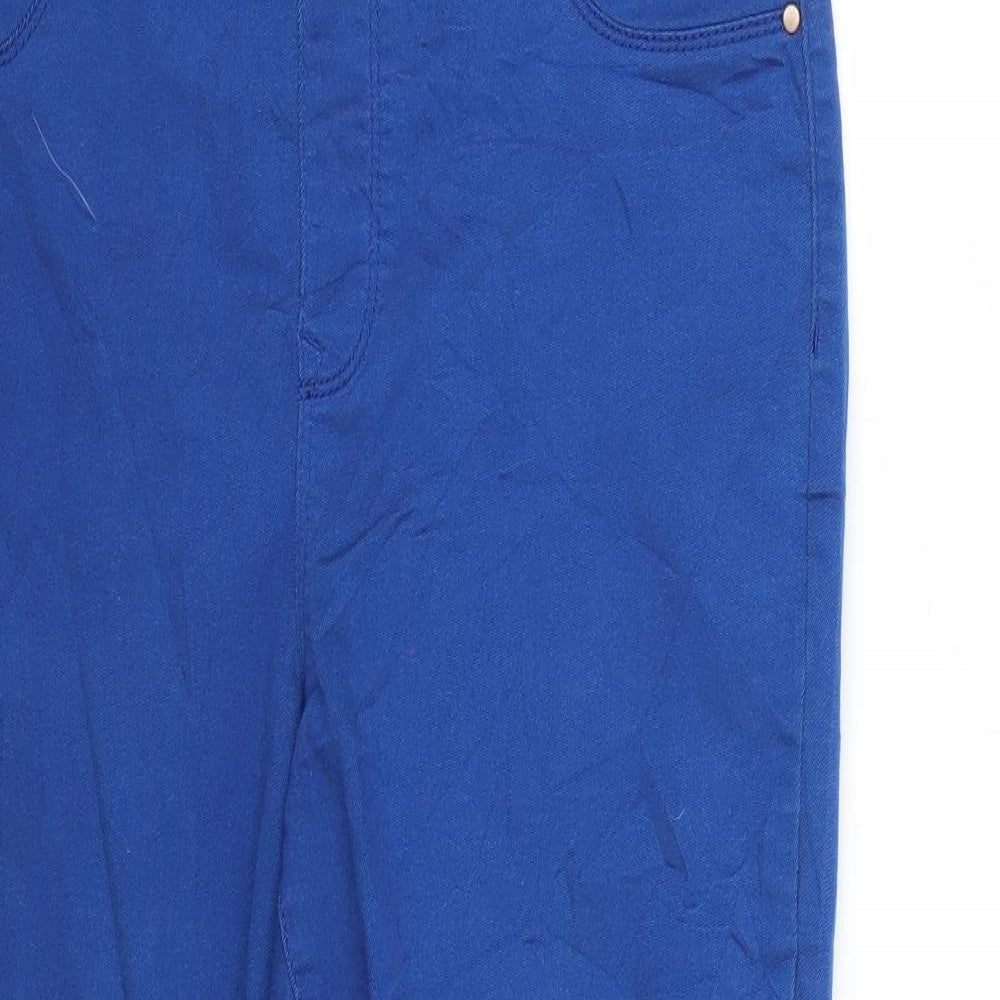 BHS Womens Blue   Cropped Jeans Size 10 L20 in