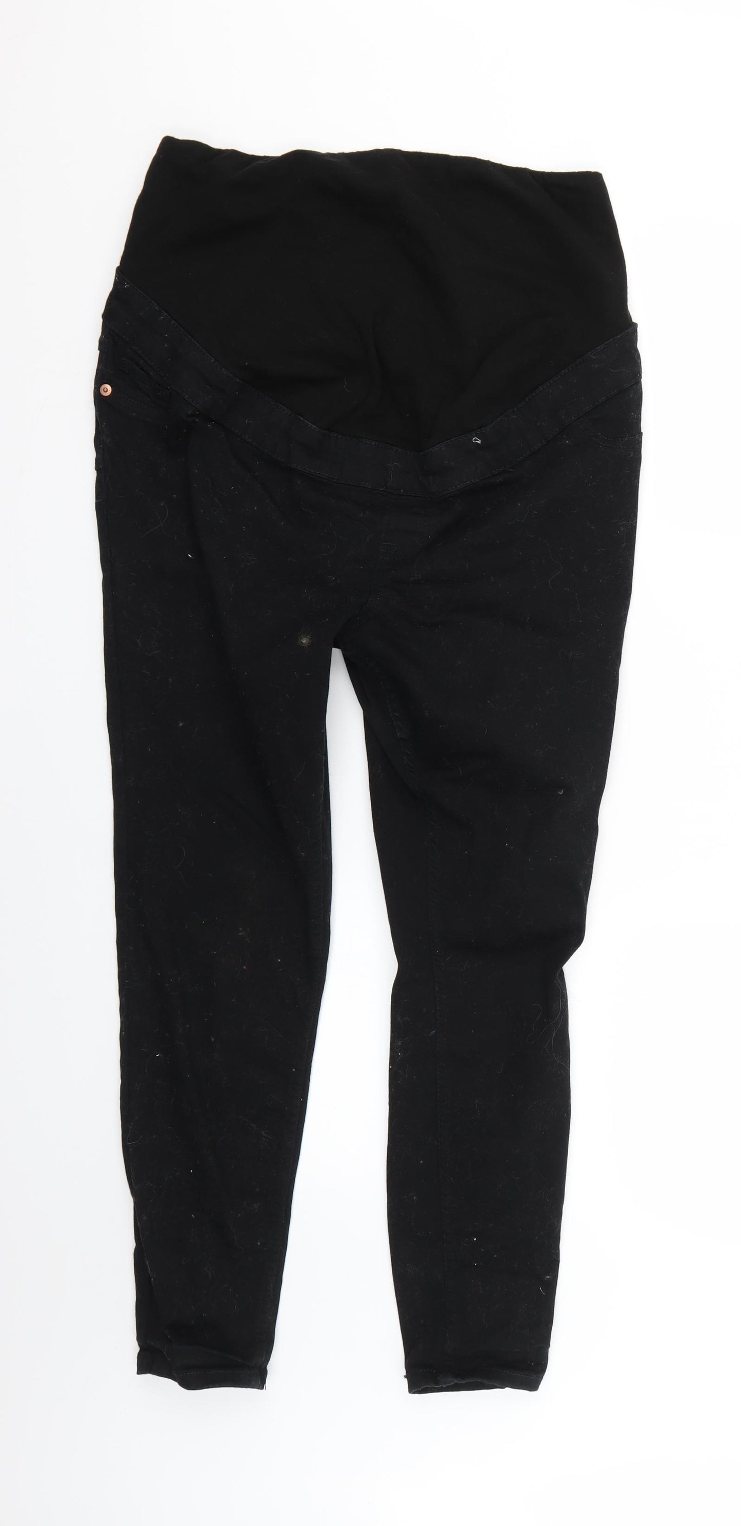 New Look Womens Black   Skinny Jeans Size 14 L25 in - maternity