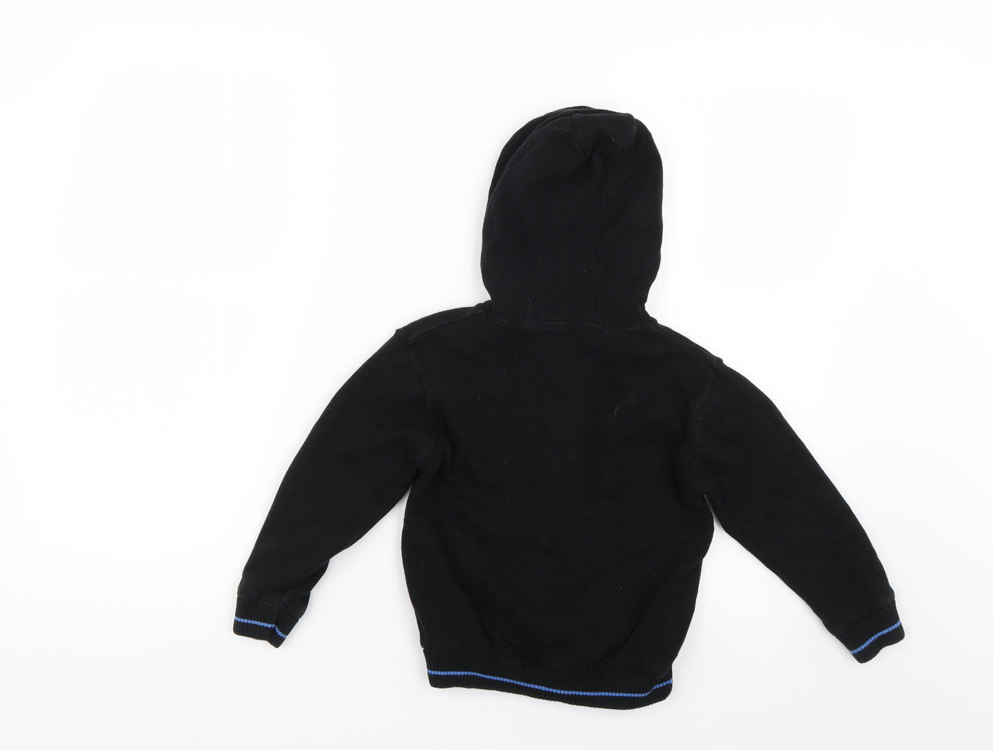 Rebel Boys Black    Hoodie Size 4-5 Years