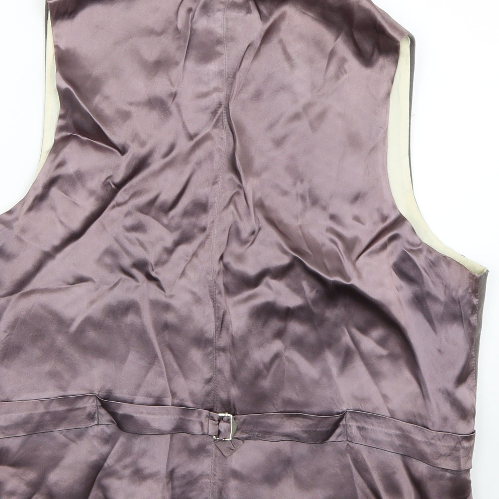 west of england cloth Mens Grey   3 Piece Suit Waistcoat Size 40