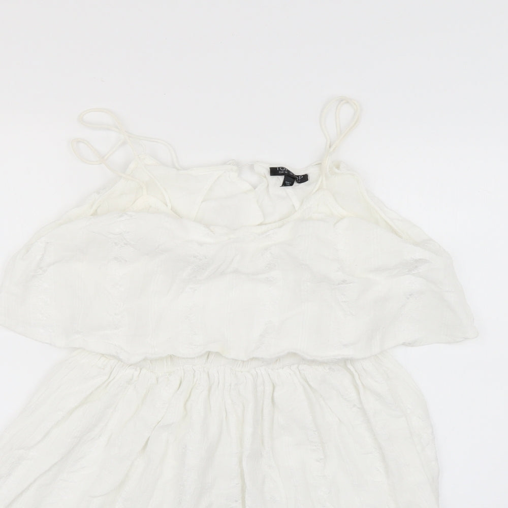 Topshop Womens White   Mini  Size 10