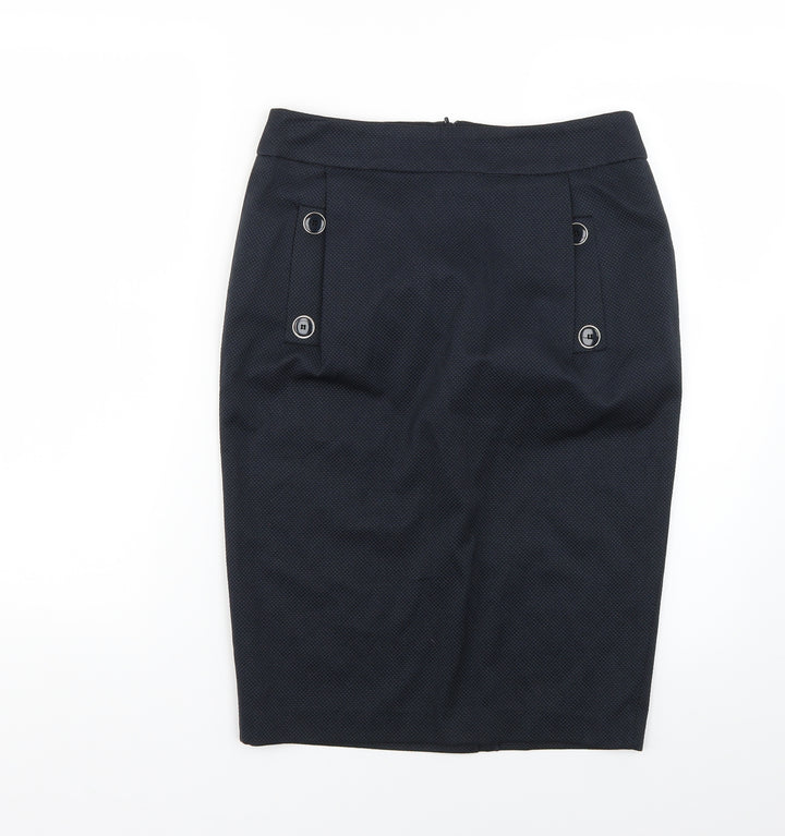Marks and Spencer Womens Black Straight & Pencil Skirt