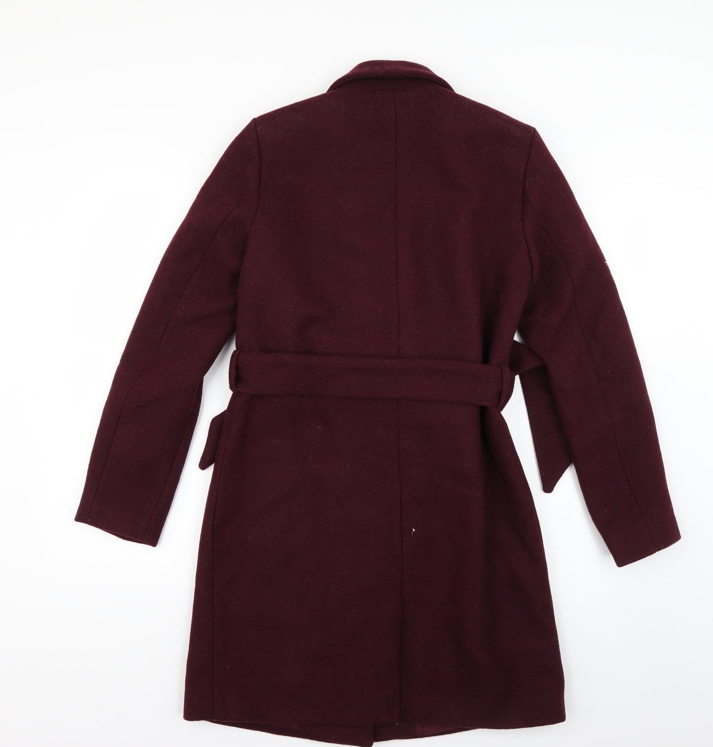 VILA Womens Purple   Pea Coat Coat Size XS