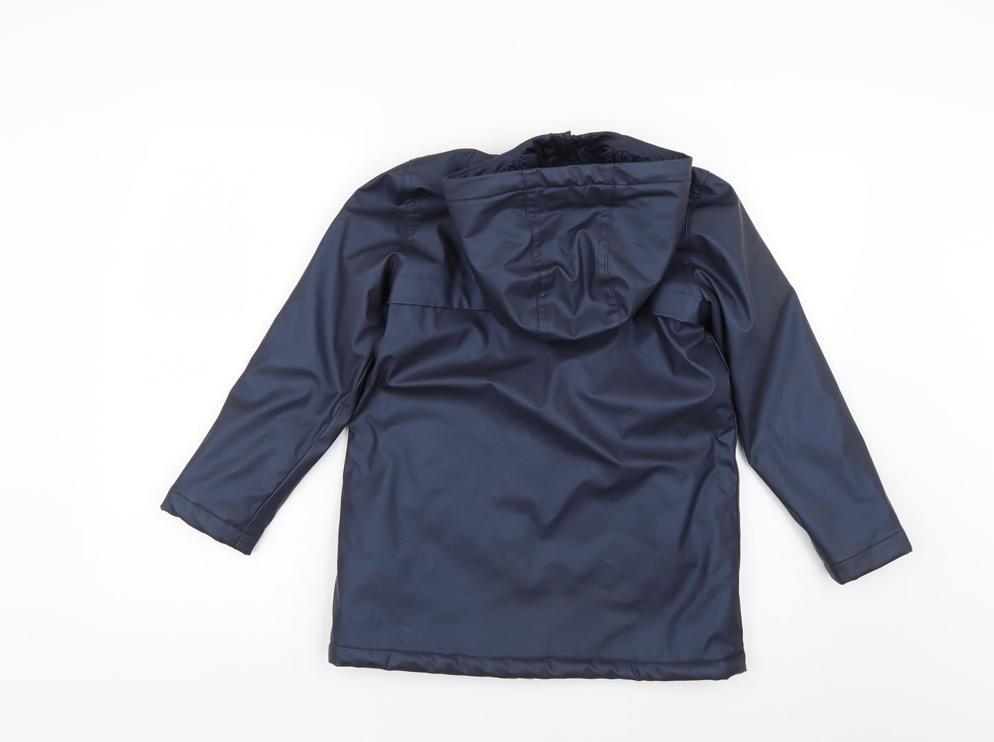 Marks and Spencer Girls Blue   Quilted Coat Size 8-9 Years