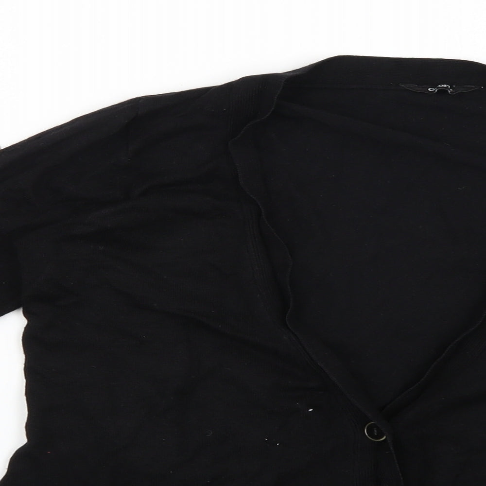 George Womens Black   Cardigan Jumper Size 10