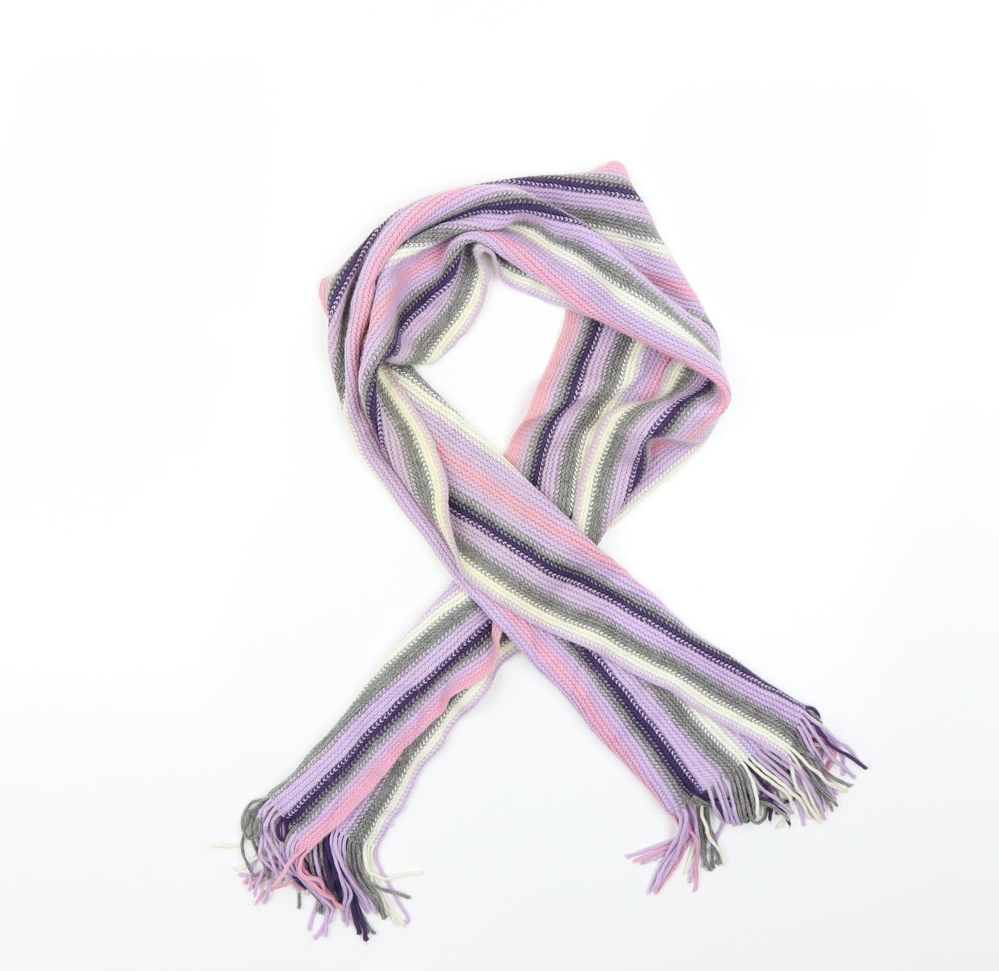Preworn Womens Multicoloured Striped   Scarf