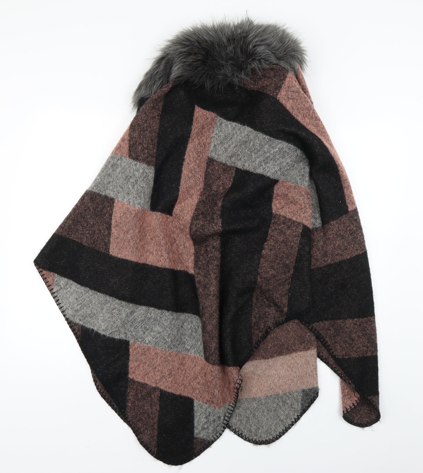 Preworn Womens    Overcoat Poncho One Size