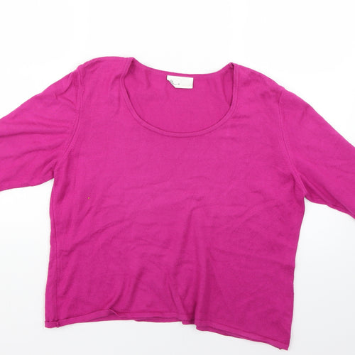 BHS Womens Pink   Pullover Jumper Size 18