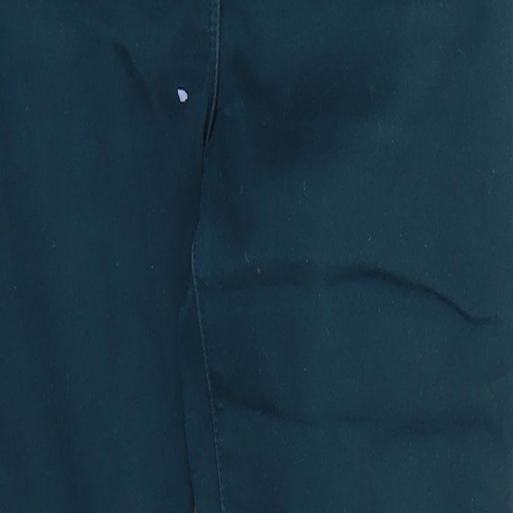 M&Co Womens Green   Skinny Jeans Size 10 L27 in